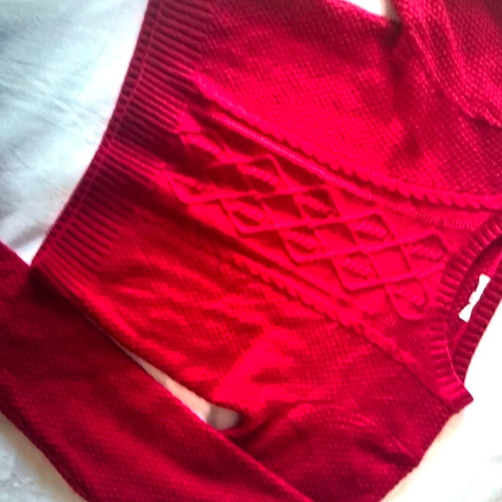 Copper key red sweater
